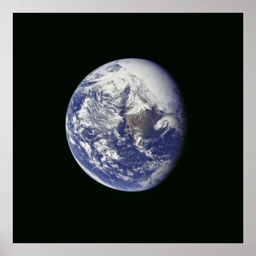 A View of Earth from Apollo 16 Poster