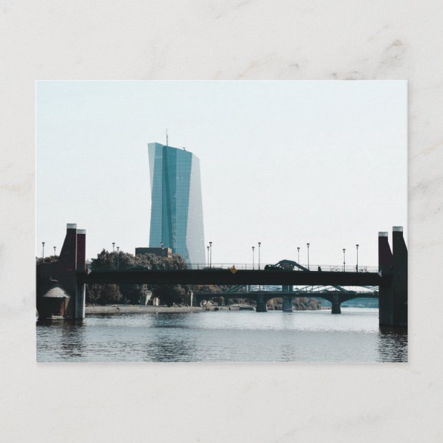 A view of Frankfurt Postcard (Front)