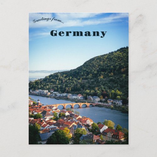A View of Heidelberg Germany Postcard