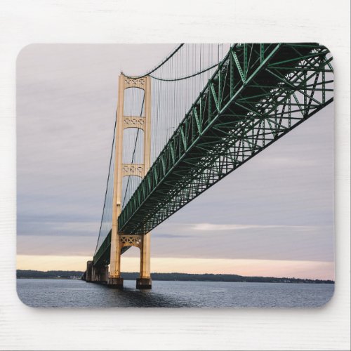 A view of Mackinac Bridge from Lake Michigan 2 Mouse Pad