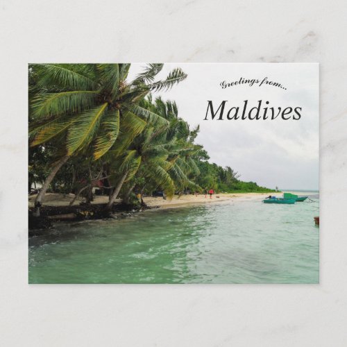 A View of Mal Maldives Postcard