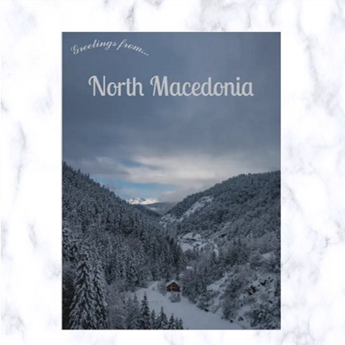 A View of Mavrovo North Macedonia Postcard