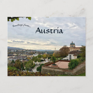 A View of Melk Austria Postcard