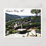 A View Of Modern Day Harpers Ferry Postcard at Zazzle