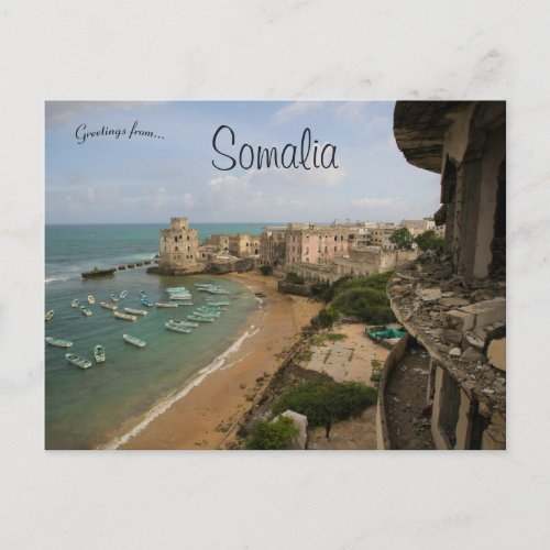 A View of Mogadishu Somalia Postcard