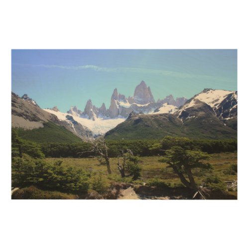 A View Of Mount Fitz Roy Wood Wall Decor