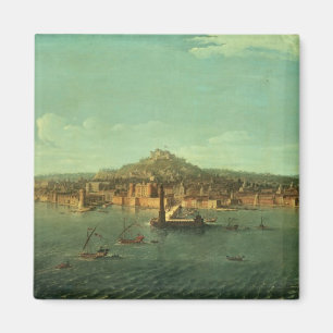 A View of Naples, 17th century Magnet