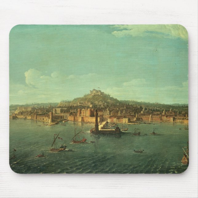 A View of Naples, 17th century Mouse Pad (Front)