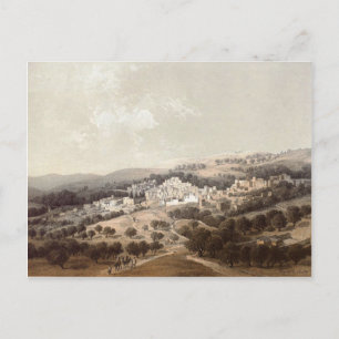 A view of Nazareth, in the holy land Postcard
