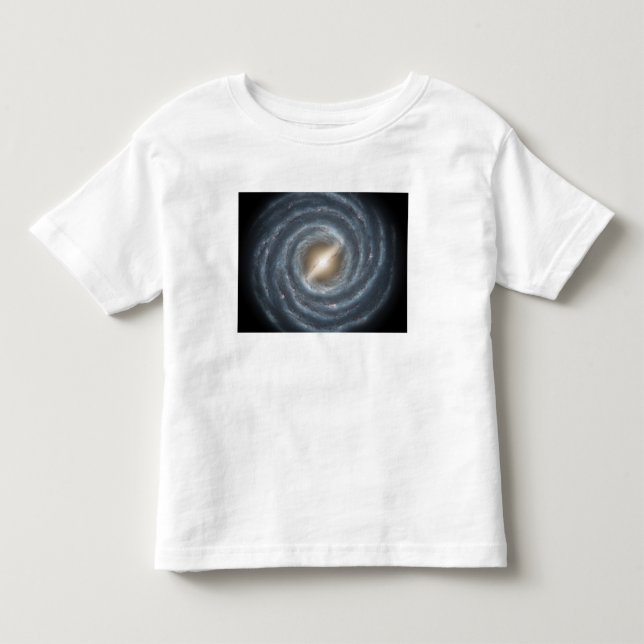 A view of our own Milky Way Galaxy Toddler T-shirt (Front)