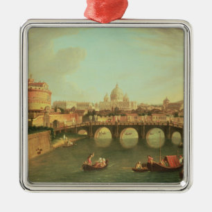 A View of Rome Metal Ornament