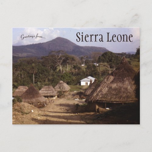 A View of Sierra Leone Postcard