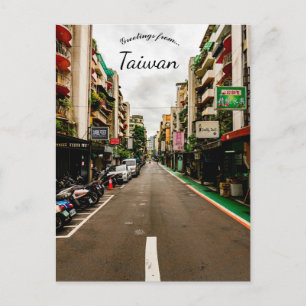 A View of Taipei Taiwan Postcard