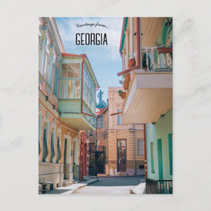 A View of Tbilisi Georgia Postcard