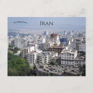 A View of Tehran Iran Postcard