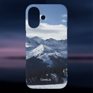 A View of the Alps. Add a Name to Personalise iPhone 16 Case