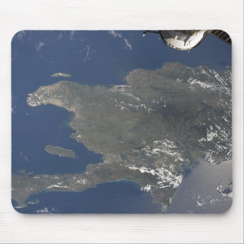 A view of the Caribbean island of Hispaniola Mouse Pad
