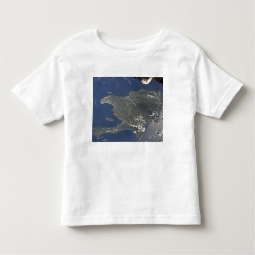 A view of the Caribbean island of Hispaniola Toddler T_shirt