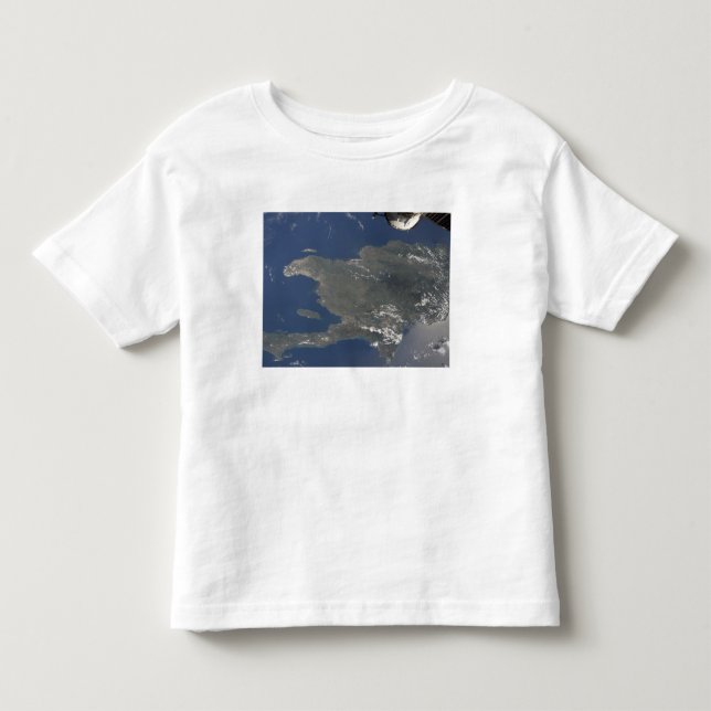 A view of the Caribbean island of Hispaniola Toddler T-shirt (Front)