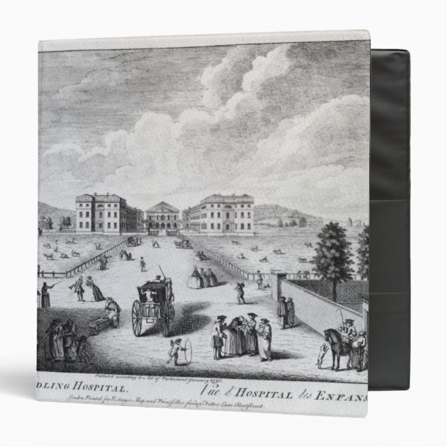 A View of the Foundling Hospital 3 Ring Binder (Front/Inside)