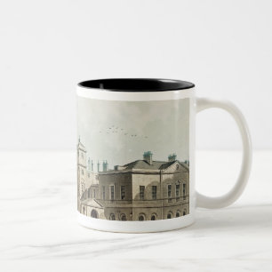 A view of the Horse Guards from Whitehall Two-Tone Coffee Mug