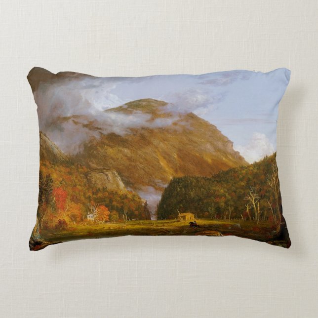 A View of the Mountain Pass Accent Pillow (Front)