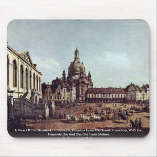 A View Of The Neumarkt In Dresden Mouse Pad
