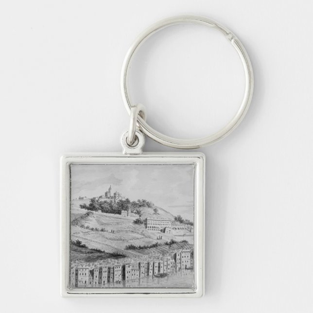 A view of the port of the city of Lyons Keychain (Front)