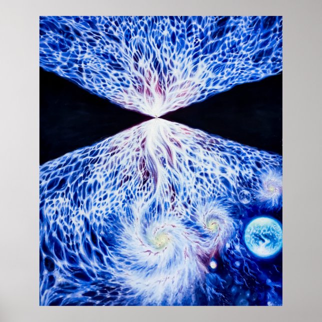A view of the universe after the big bang poster (Front)