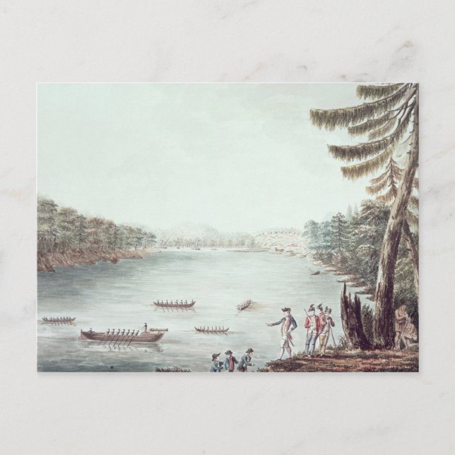 A View of Ticonderoga from a point Postcard (Front)