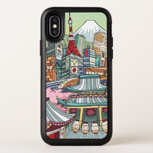 A View of Tokyo OtterBox Symmetry iPhone X Case