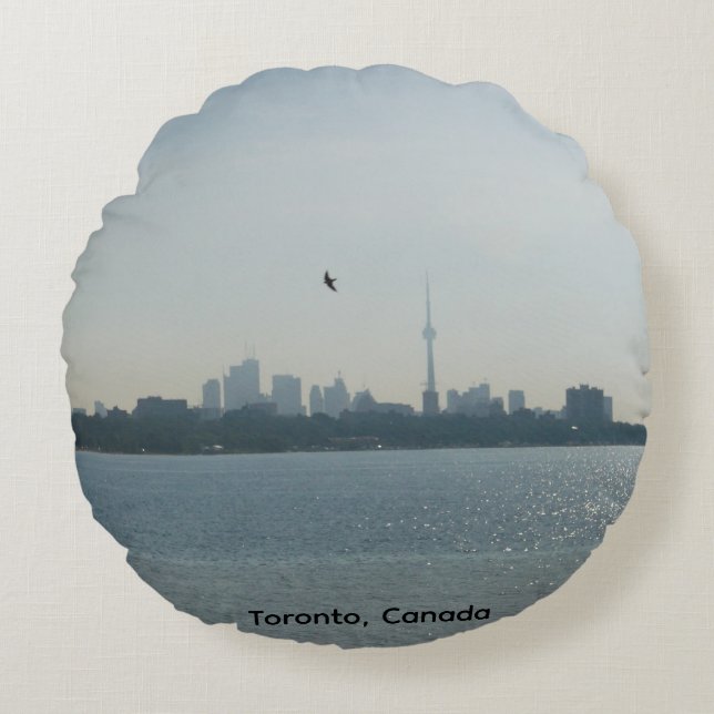 A view of Toronto Round Pillow (Front)