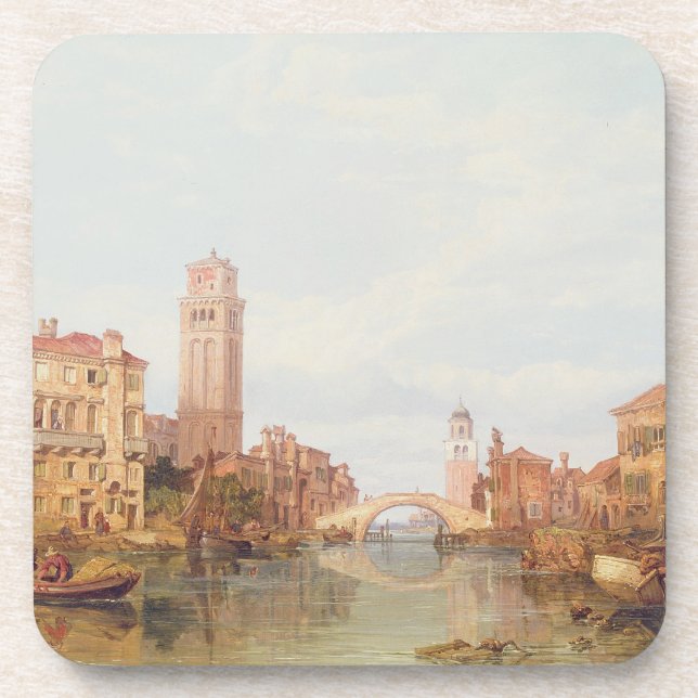 A View of Verona, 1848 (oil on canvas) Drink Coaster (Front)
