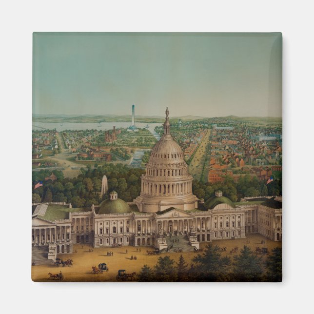 A View Of Washington DC Magnet (Front)