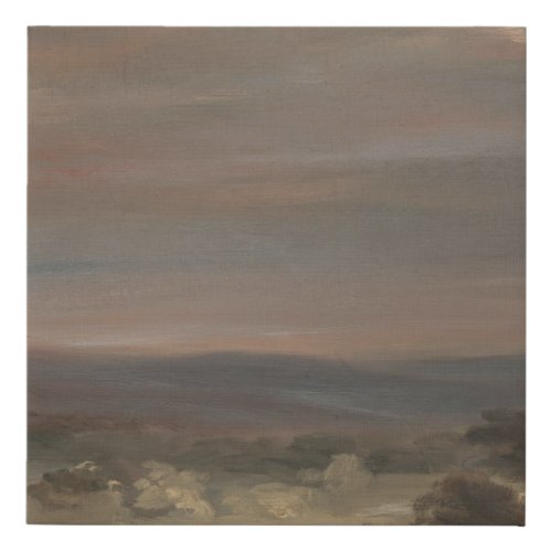 A View on Hampstead Heath Early Morning John Cons Faux Canvas Print