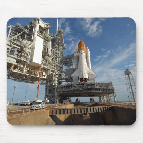 A view Space Shuttle Atlantis on Launch Pad 39A Mouse Pad