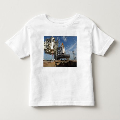 A view Space Shuttle Atlantis on Launch Pad 39A Toddler T_shirt