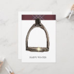 a view through the stirrup card