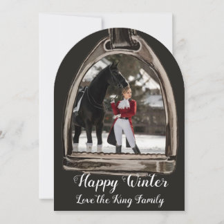 a view through the stirrup invitation