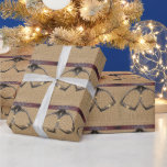 A VIEW THROUGH THE STIRRUPS WRAPPING PAPER