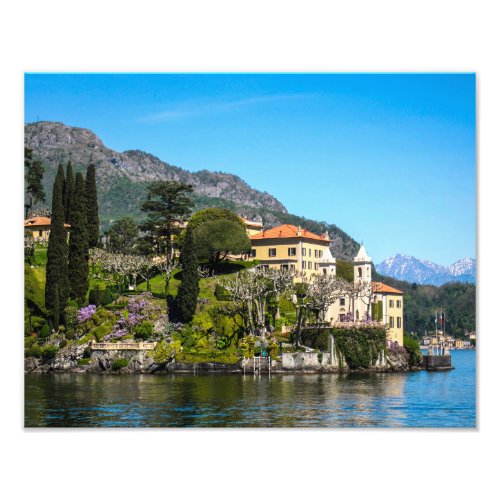 A villa on Lake Como Italy _ Photo Print