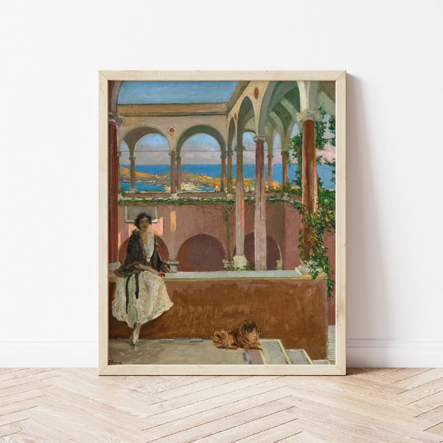 A Villa on the Riviera | Sir John Lavery Poster (Creator Uploaded)