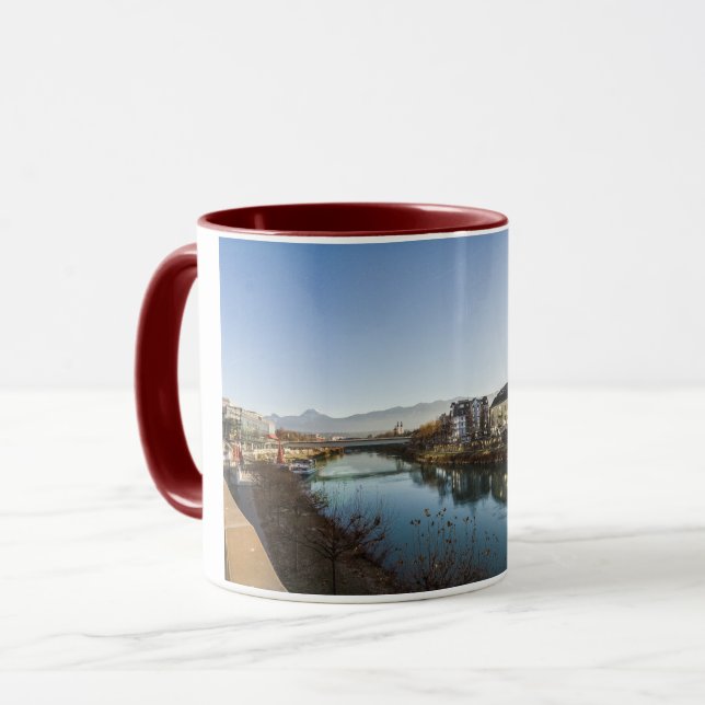A Villach winter landscape Mug (Front Left)