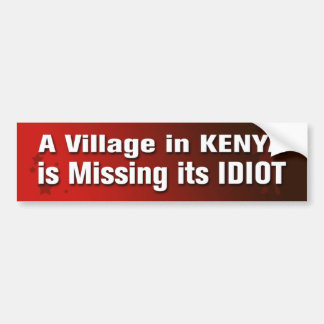 A Village In Kenya Is Missing Its Idiot Bumper Sti Sticker