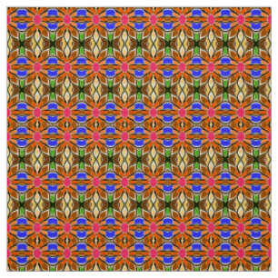 A vintag colorful fabric print pattern design