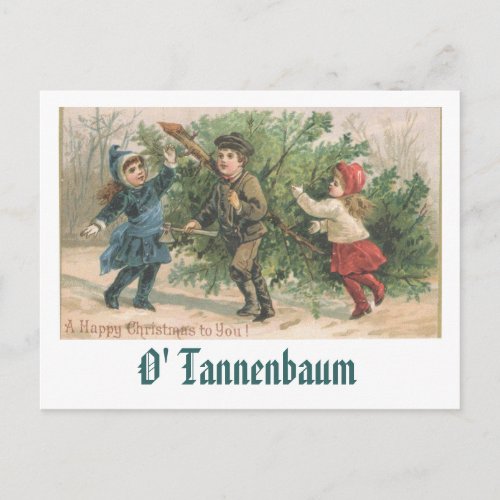 A Vintage Christmas Card _ O Tannenbaum