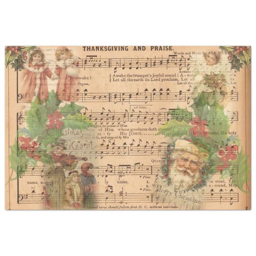 A Vintage Christmas Series Design 3 Tissue Paper