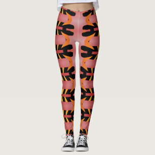A vintage colorful pattern "Ratti_Creative_Arts" L Leggings