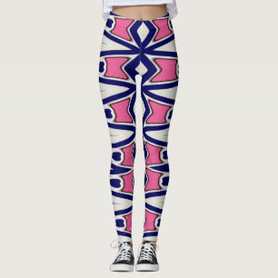 A vintage colorful pattern "Ratti_Creative_Arts" L Leggings