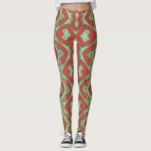 A vintage fabric texture "Ratti_Creative_Arts" Leggings
